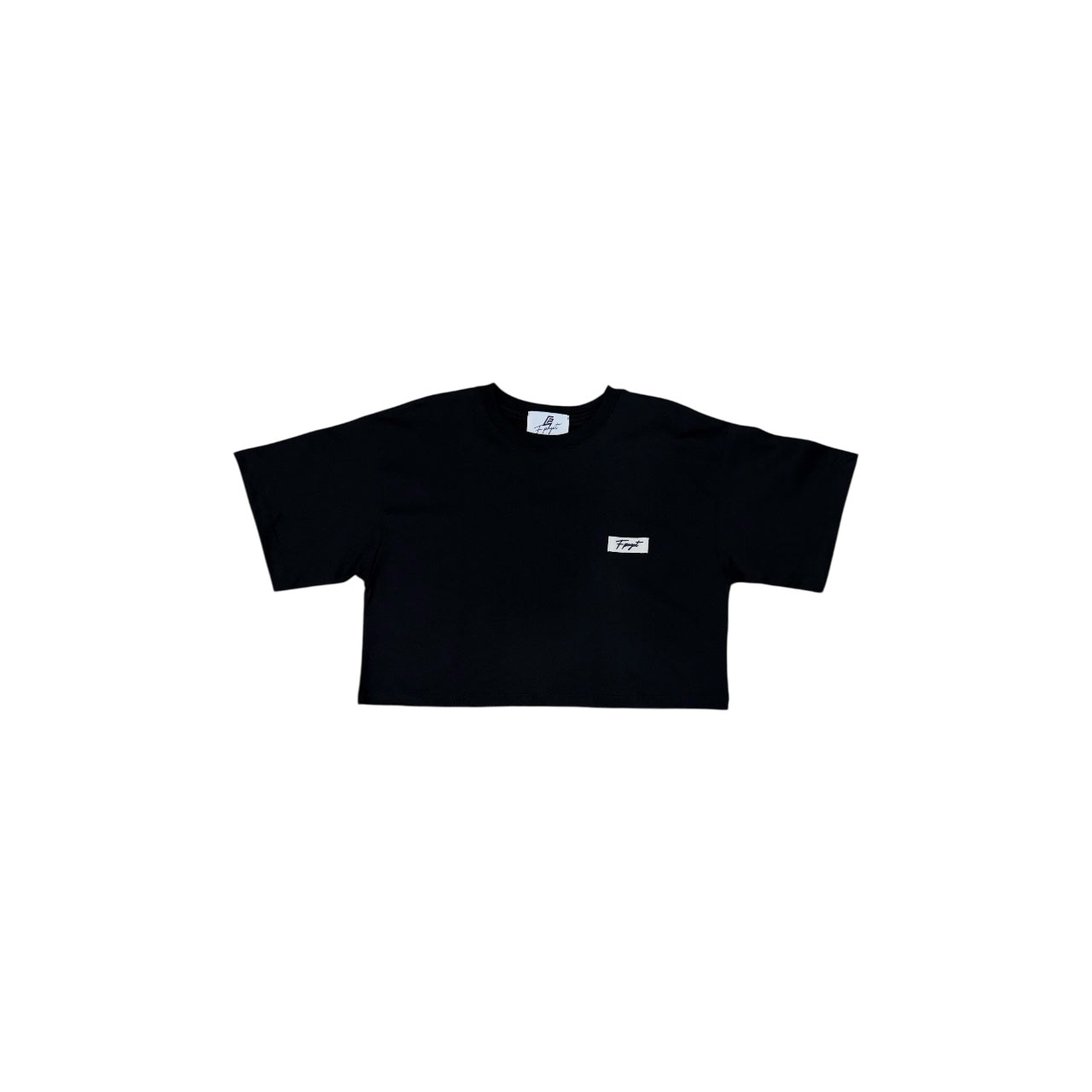 FPRYCT ITALY TAG CROP TOP-NERO