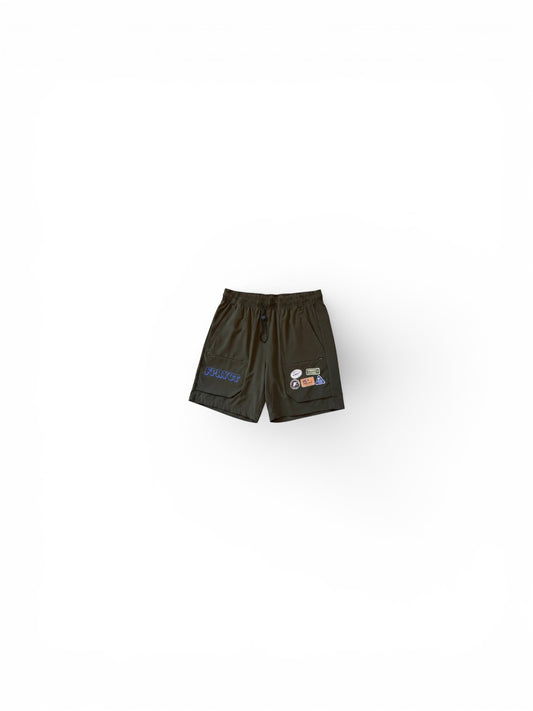 STICKER PACK CARGO SHORT- OLIVE