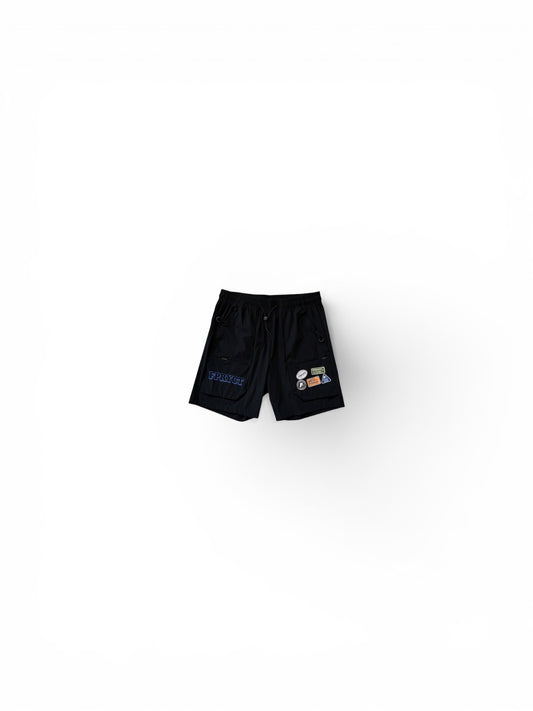 STICKER PACK CARGO SHORT- BLACK