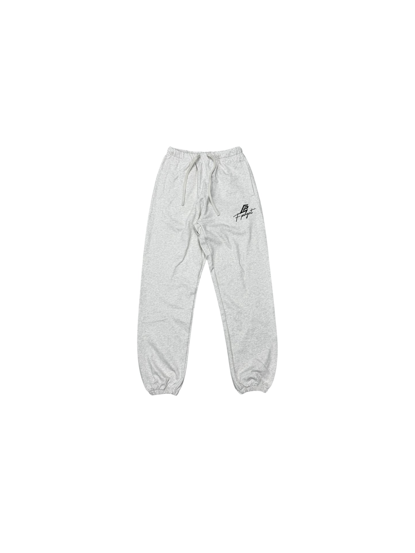 TEXT LOGO SWEATPANT-OAT GREY