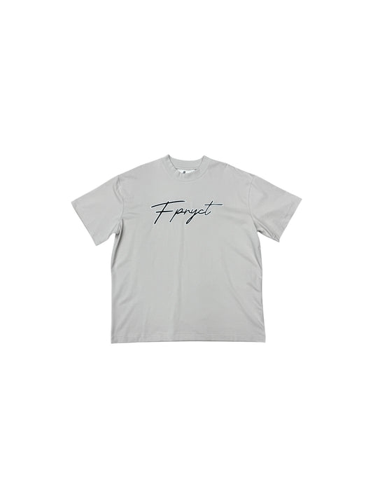 TEXT LOGO TSHIRT-APRICOT SAND