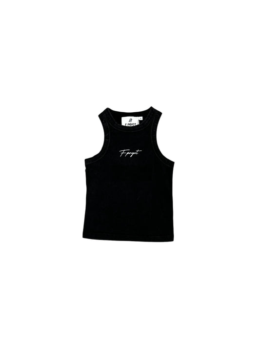 TEXT LOGO W. TANK TOP-FRIED SNOWFLAKE