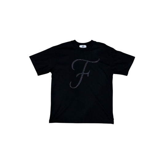 FPRYCT GLITTER TSHIRT-NERO