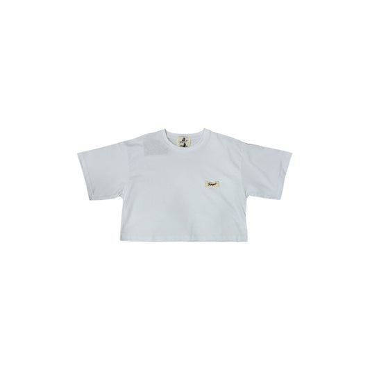 FPRYCT ITALY TAG CROP TOP-BIANCO