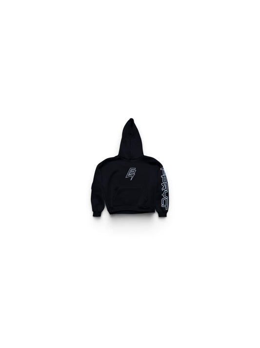 GHOSTLINE 00 HOODIE- BLACK