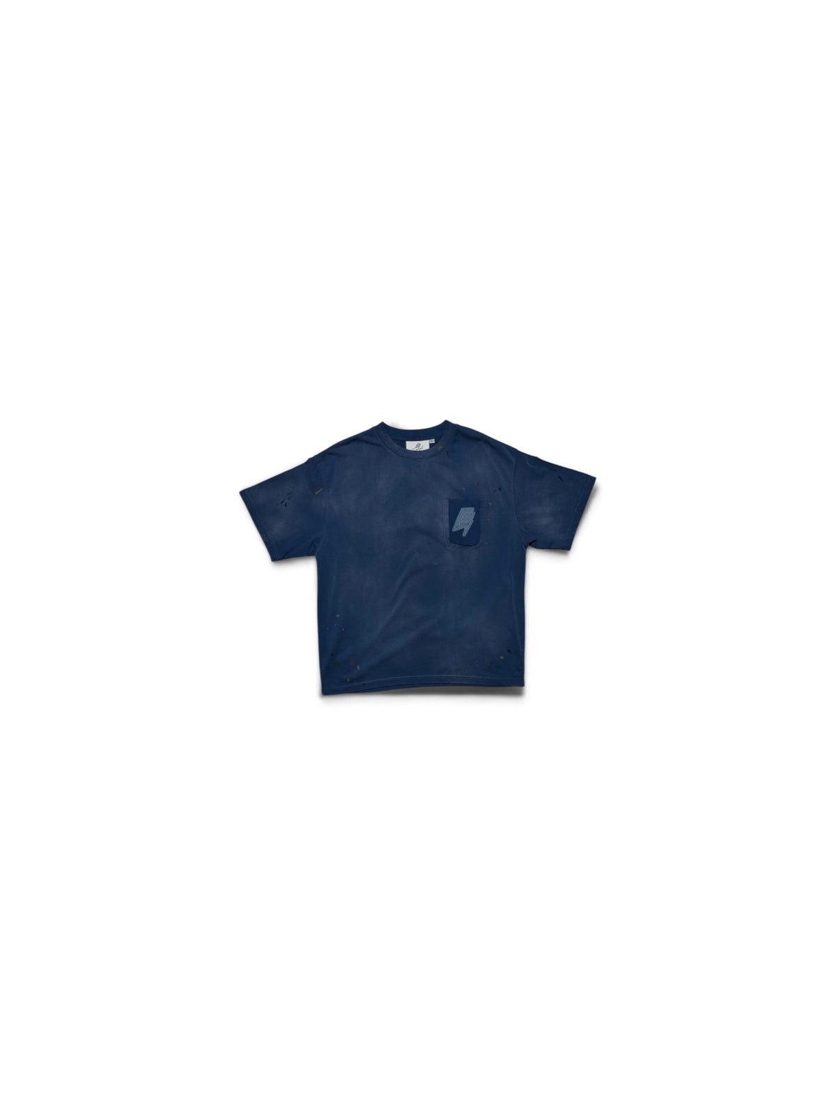 AFTERIMAGE POCKET TSHIRT- FADED BLUE