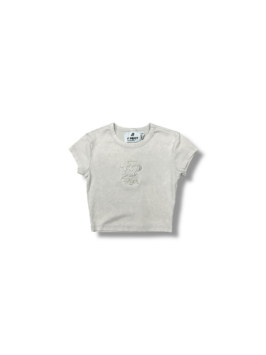 FP 3D LOGO W. TSHIRT-STALE RICE
