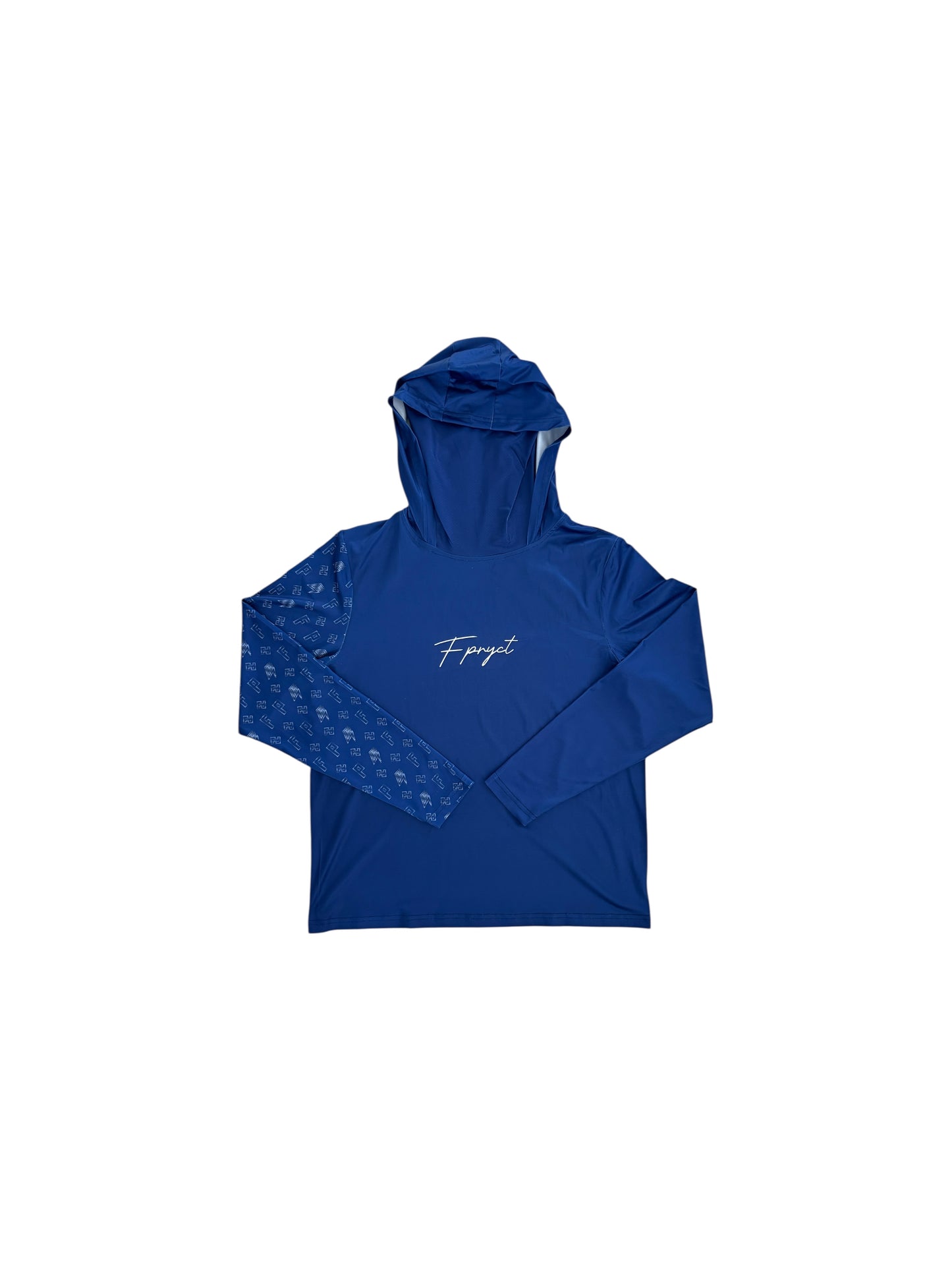 PATTERN RASH GUARD-BLUE