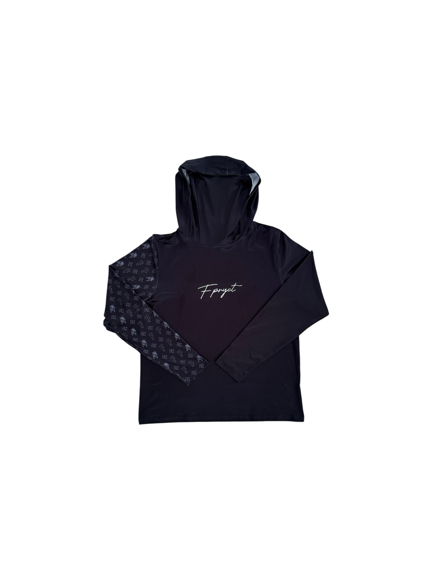 PATTERN RASH GUARD-BLACK