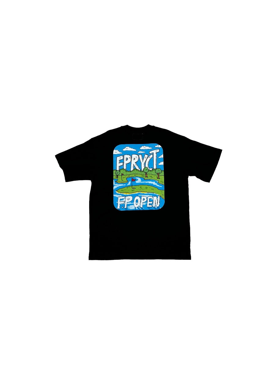 GOLF COURSE TSHIRT-BLACK