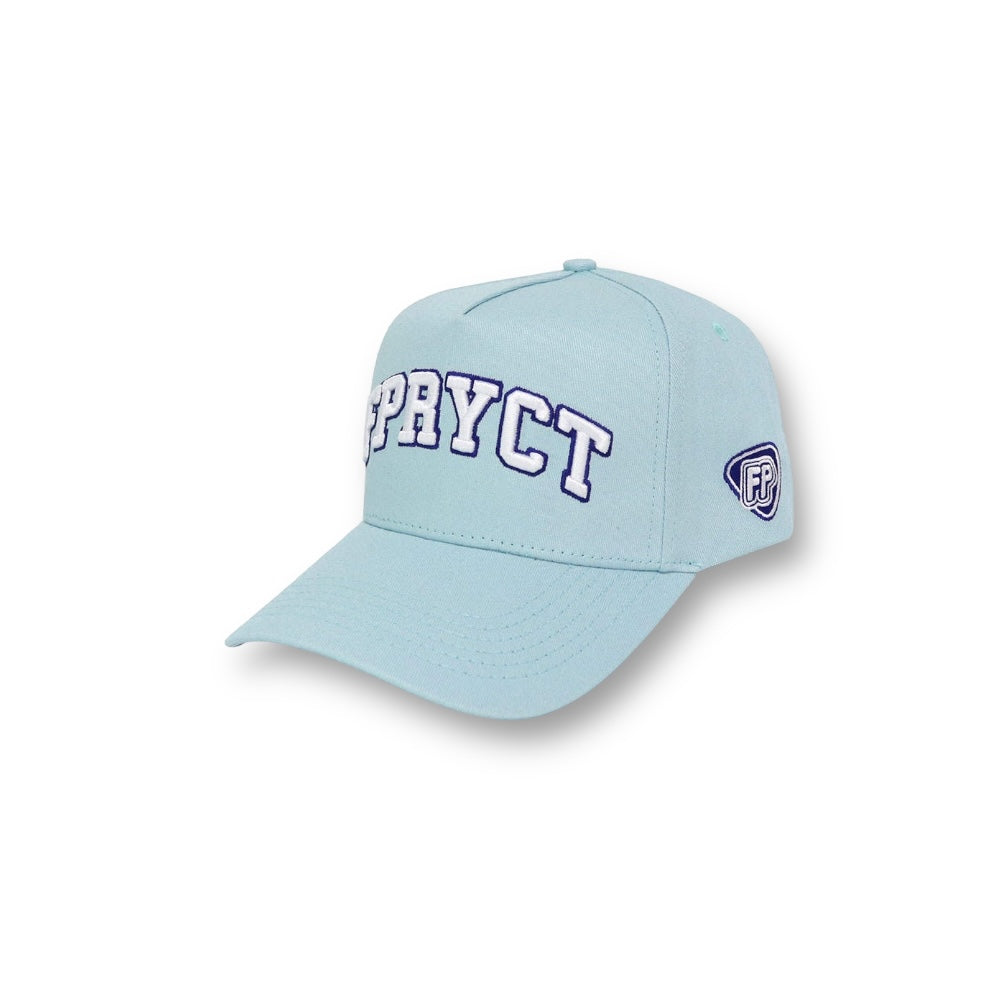 TXT LOGO SNAPBACK HAT- LIGHT BLUE