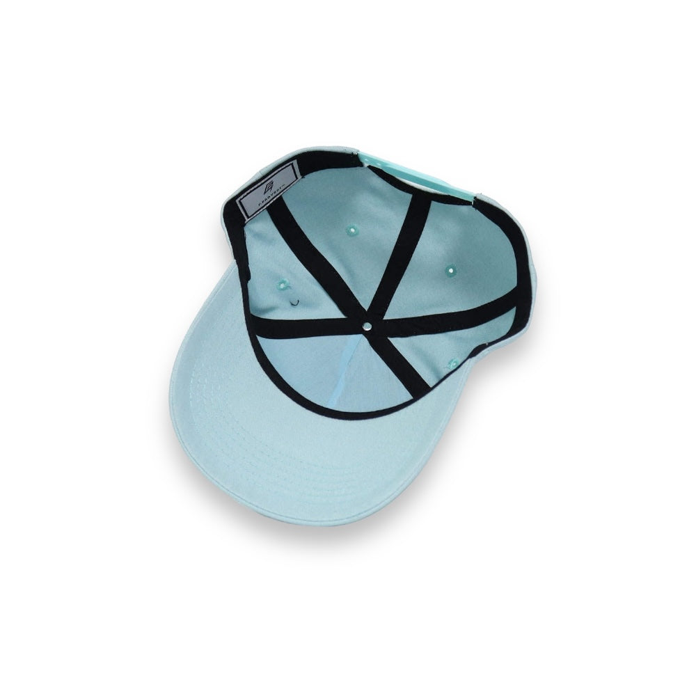 TXT LOGO SNAPBACK HAT- LIGHT BLUE