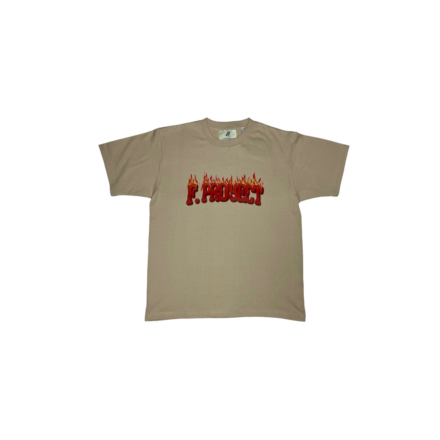 FIRE LOGO TSHIRT CREAM